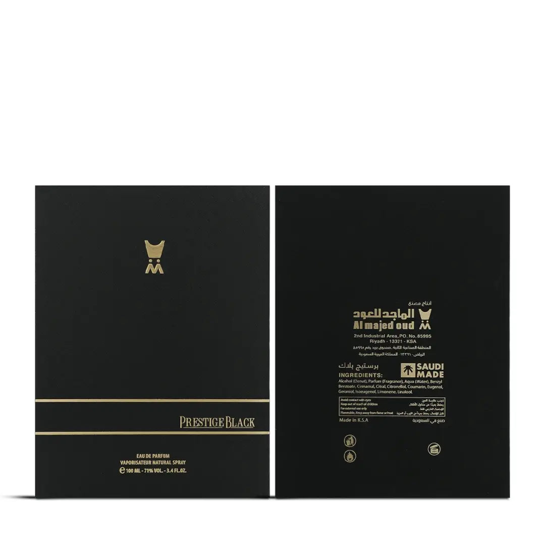 Prestige Black EDP by Al Majed Oud @ ArabiaScents