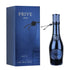 'Prive Blue' perfume bottle and packaging in a white background with 'Riiffs' branding