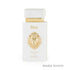 Perfume bottle labeled 'Rey' with gold lion emblem branded Maison Asrar on a white background, featured by 'ArabiaScents'.