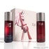 'Risk Collection' set with two perfume bottles & packaging on a white background with 'Assaf' branding featured by 'Arabiascents'