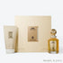 'Satin Body Oud' set on a white background with 'ASQ' branding featured by 'Arabiascents'