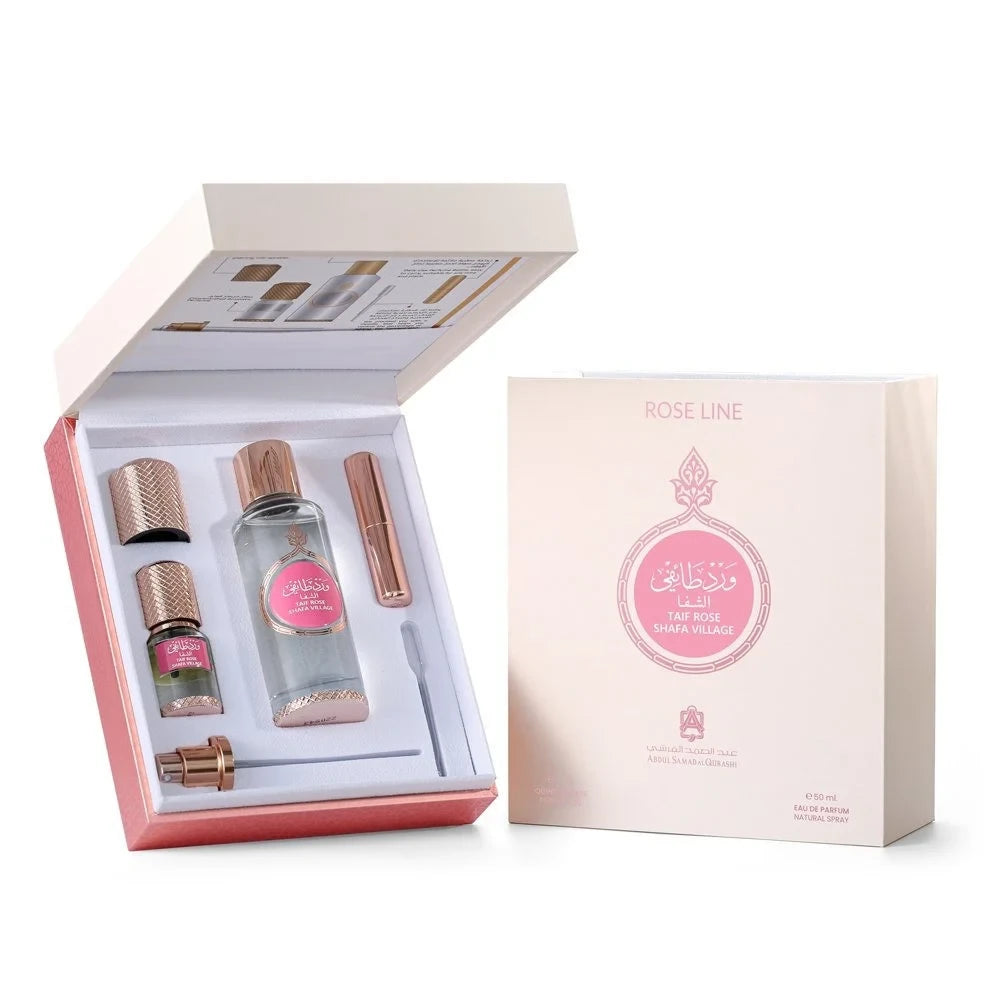 Taif Rose Shafa Village 3 ml Oil + 50 ml EDP by Abdul Samad Al Qurashi @ ArabiaScents