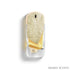 'The Alchemy Lab 2025' perfume bottle on a white background with 'Ahmed Al Maghribi' branding featured by 'Arabiascents'