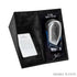 'The Beyond 2050' perfume bottle & packaging on a white background with 'Ahmed Al Maghribi' branding featured by 'Arabiascents'