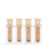 'The Collector Royal Set' Four perfume bottles with gold caps and labels on a white background by Ateej