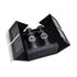 Two black bottles with silver labels in a black box labeled 'TITAN SET for HIM' on a white background with 'Gissah' branding