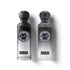 'Titan Set For Him' Two black perfume bottles labeled 'Magnus' and 'Maximus' on a white background with 'Gissah' branding