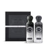 Two perfume bottles labeled 'Magnus' and 'Maximus' from 'Titan Set For Him' with a black gift box on a white background with 'Gissah' branding.