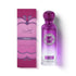 Purple GISSAH Titania perfume bottle and packaging on a white background