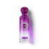 'Titania' Purple perfume bottle with decorative cap on a white background branded Gissah