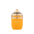 Tropical Kiss Yellow perfume bottle with gold cap on a white background branded French Avenue