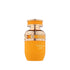 Tropical Kiss Orange perfume bottle with gold accents on a white background branded French Avenue