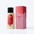 'Viva Hibiscus' perfume bottle & packaging in a white background with 'ASQ' branding