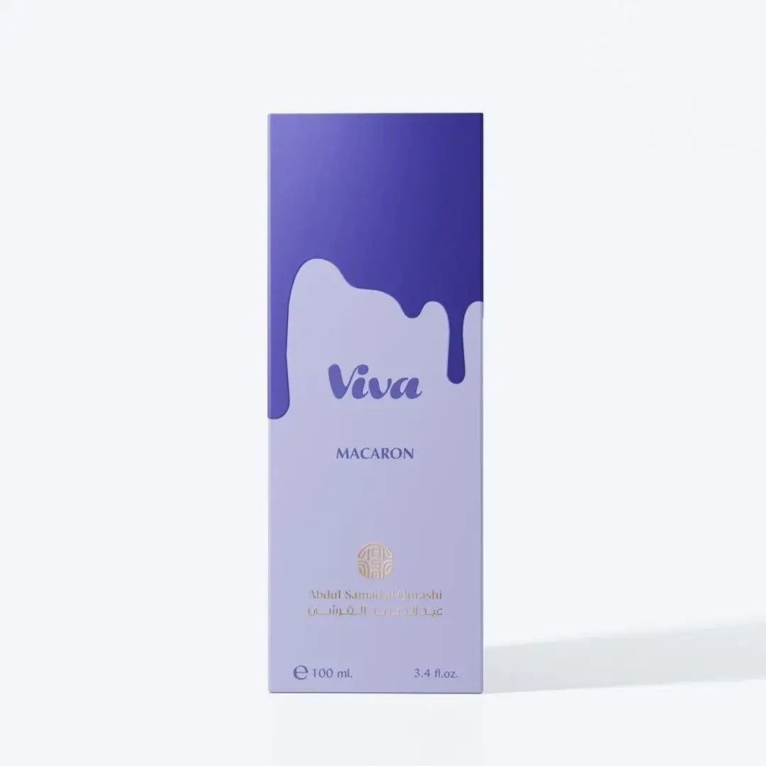 'Viva Macaron' packaging in a white background with 'ASQ' branding