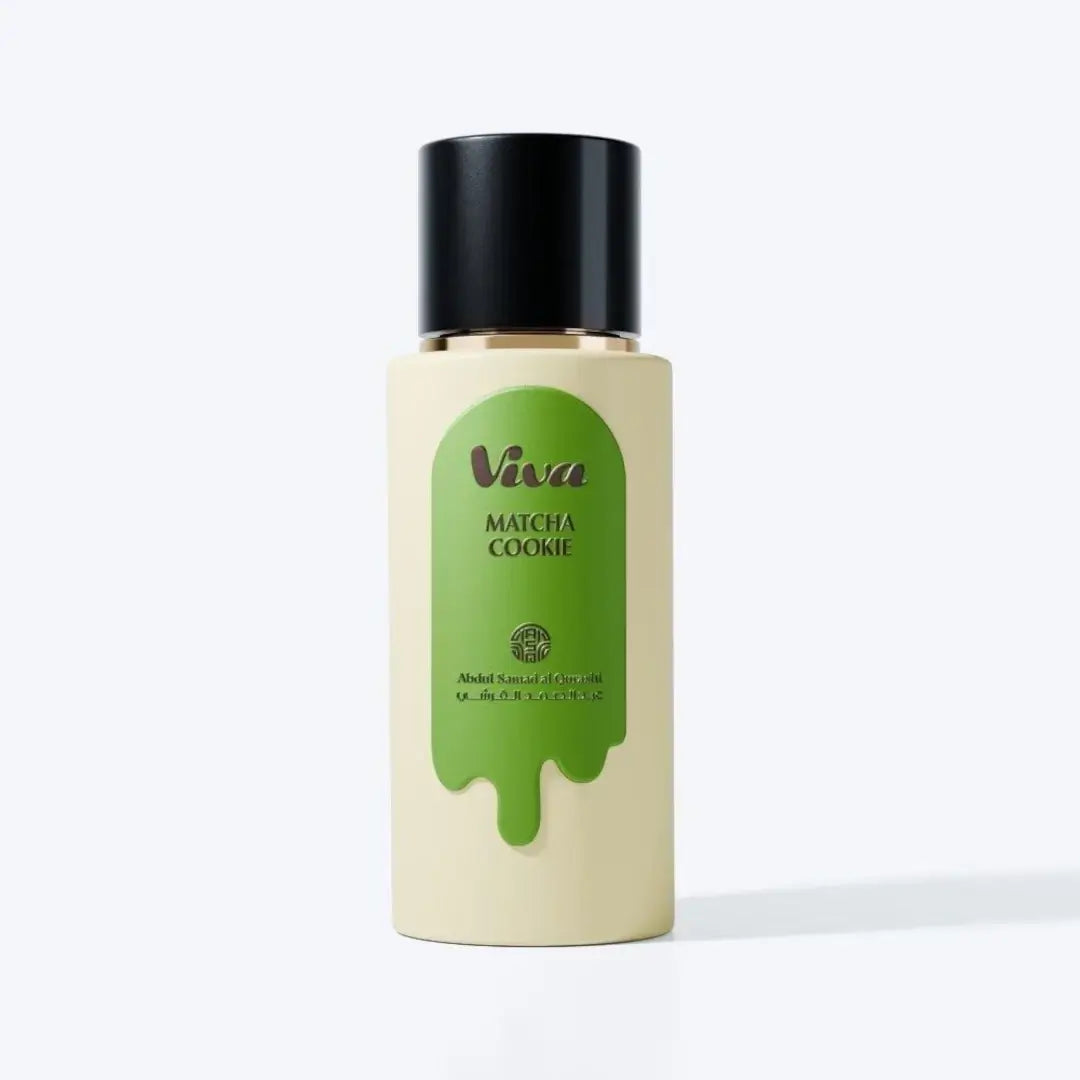 'Viva Match Cookie' perfume bottle in a white background with 'ASQ' branding