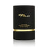 Black and gold perfume bottle labeled 'Wood Black' on a white background branded by Al Majed Oud