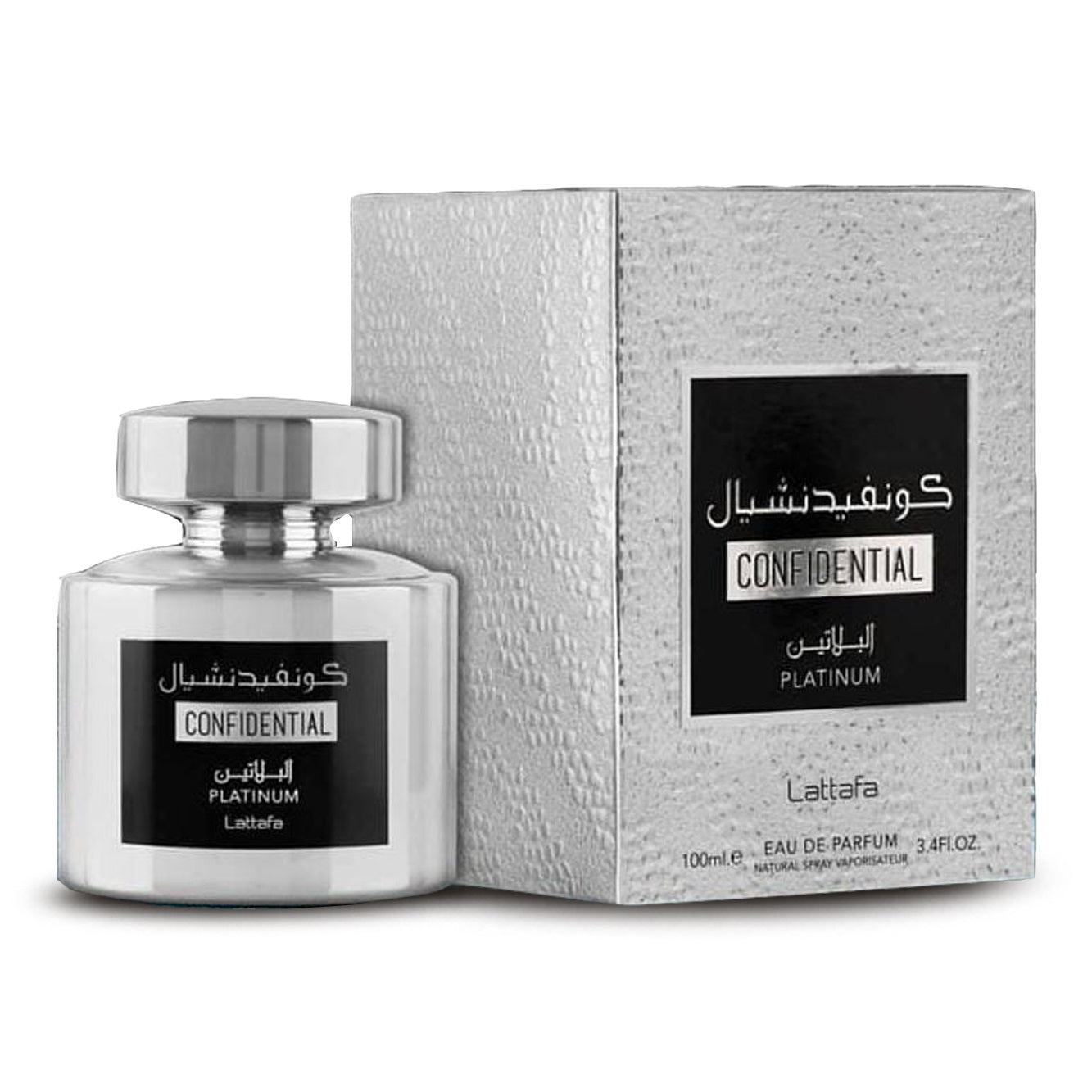 Confidential Platinum 100 ml by Lattafa @ ArabiaScents