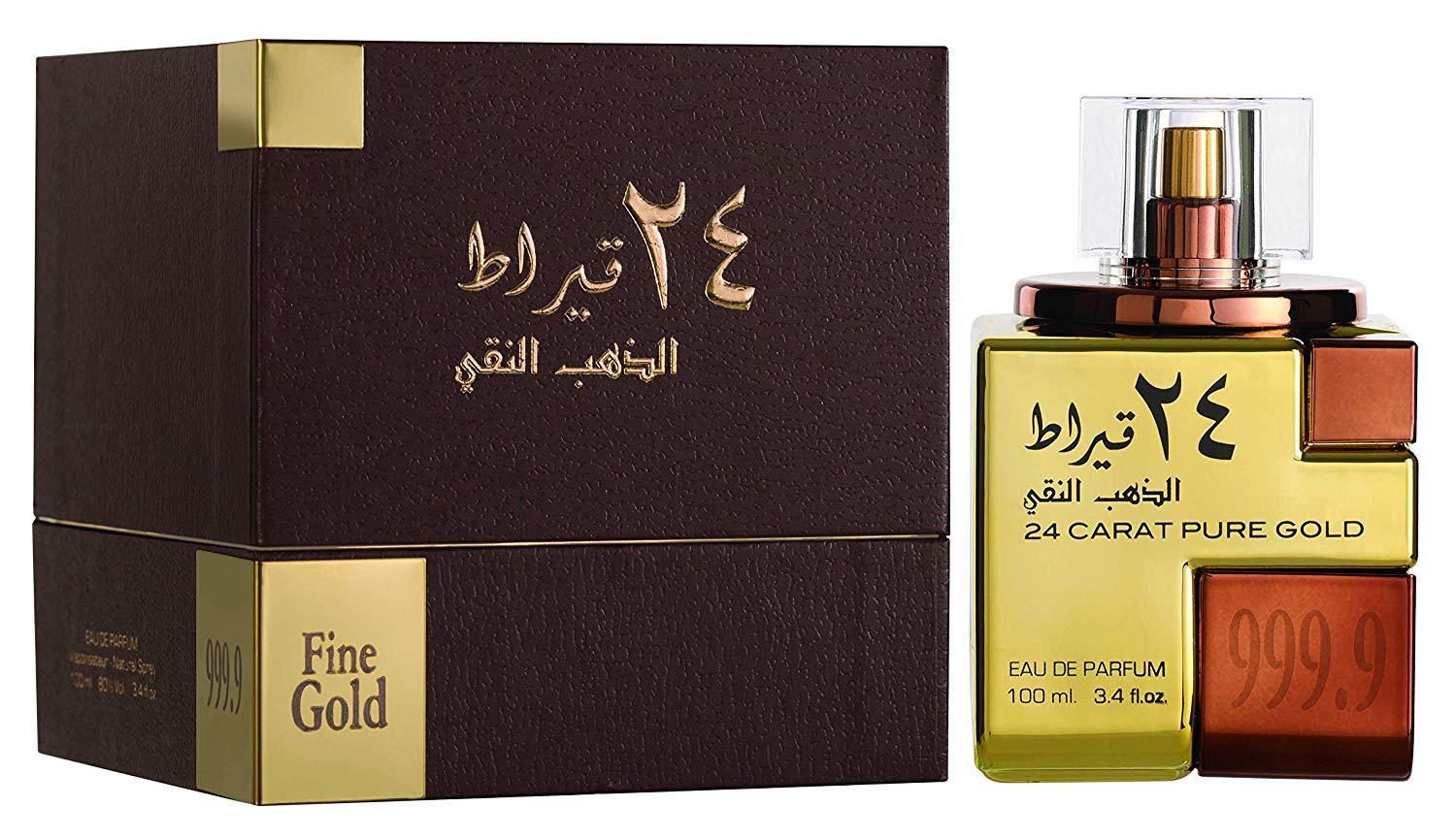 24 Carat Pure Gold EDP 100 ml by Lattafa @ ArabiaScents