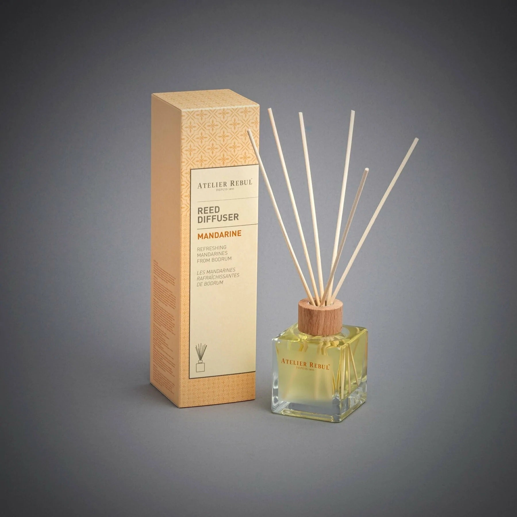 Mandarin Reed Diffuser 120 ml by Atelier Rebul @ ArabiaScents