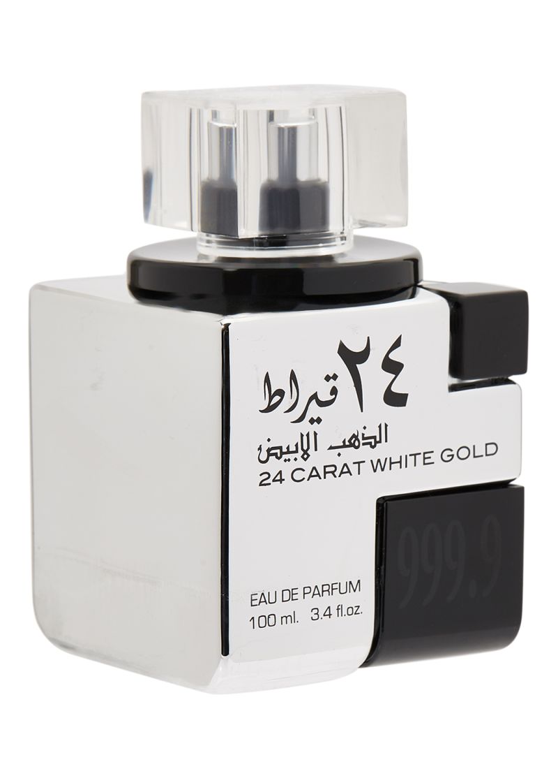 24 Carat White Gold EDP 100 ml by Lattafa @ ArabiaScents